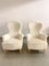 Mid-Century Sheepskin Model Farmor Lounge Chairs by Carl Malmsten, Set of 2 13