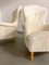 Mid-Century Sheepskin Model Farmor Lounge Chairs by Carl Malmsten, Set of 2, Image 12