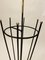 Mid-Century Umbrella Stand in Brass and Lacquered Steel in the style of Gio Ponti, 1950s, Image 4