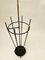 Mid-Century Umbrella Stand in Brass and Lacquered Steel in the style of Gio Ponti, 1950s, Image 3
