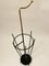 Mid-Century Umbrella Stand in Brass and Lacquered Steel in the style of Gio Ponti, 1950s, Image 5