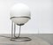 Vintage Space Age Chrome and Glass Ball Floor Lamp 1