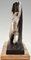 Escultura Trinque, Art Déco de bronce, desnuda con drape, años 20, Imagen 10
