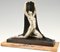 Trinque, Art Deco Bronze Sculpture, Nude With Drape, 1920s, Image 3