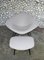 Large Diamond Chair and Ottoman Set by Harry Bertoia for Knoll Inc. / Knoll International, 1950s, Set of 2 2