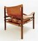 Sirocco Rosewood & Leather Armchair by Arne Norell, 1960s 7