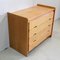 Small Solid Ash Chest of Drawers, 1970s 2