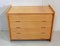 Small Solid Ash Chest of Drawers, 1970s 1