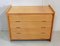 Small Solid Ash Chest of Drawers, 1970s, Image 1