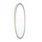 Oval Mirror with Brass Frame, 1950s, Image 2