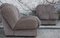 Armchairs & Table with Glass Top, 1970s, Set of 3 10