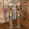 Polychrome Wood and Stucco Sculptures, Set of 2 2
