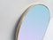 Vintage Oval Mirror, 1970s 5