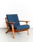 Fauteuil GE 290 The Plank par Hans J. Wegner pour Getama, Danemark, 1953 1