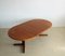 Round Teak Extendable Dining Table, 1960s 6