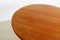 Round Teak Extendable Dining Table, 1960s 3