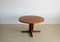 Round Teak Extendable Dining Table, 1960s 12