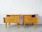 Comodini Mid-Century impiallacciati in legno chiaro, set di 2, Immagine 1