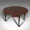 Antique English Mahogany Drop Leaf Table, Image 9