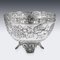 Antike chinesische Schale aus massivem Hong Kong aus Silber von Wing Cheong, 1890er 11