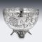 Antique Hong Kong Chinese Solid Silver Bowl from Wing Cheong, 1890s 12