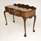 Queen Anne Style Burr Walnut Side or Serving Table, 1930s 4