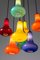 Italian Metal & Colored Glass Chandelier, 2000s, Image 3