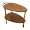 Vintage Walnut Serving Cart, 1950s, Image 2