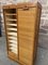 French Tambour Cabinet, 1940s 4