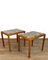 Tavolini in pietra di Ib Kofod Larsen, anni '60, set di 2, Immagine 2