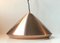 Vintage Danish Copper Pendant Lamp from Fog & Morup, 1970s 1