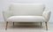 Small Italian Gio Ponti Style Velvet Sofa, 1950s 4