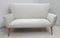 Small Italian Gio Ponti Style Velvet Sofa, 1950s 1