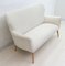 Small Italian Gio Ponti Style Velvet Sofa, 1950s 8