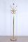 Brass Coat Rack with Marble Base, 1960s 3