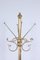 Brass Coat Rack with Marble Base, 1960s 12