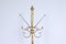Brass Coat Rack with Marble Base, 1960s 15