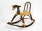 Italian Bamboo and Rattan Rocking Horse Attributed to Franco Albini, 1960s 2