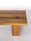 Banc Mid-Century en Pin Massif par Ate van Apeldoorn pour Houtwerk Hattem, 1970s 3