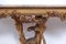 Carved Wooden Console Table with Marble Top, 1950s, Image 7