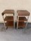 Stainless Steel and Rosewood Shelves, 1970s, Set of 2 3