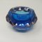 1960s Gorgeous Big Blue Bowl Or Catchall Designed by Flavio Poli for Seguso 1