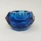 1960s Gorgeous Big Blue Bowl Or Catchall Designed by Flavio Poli for Seguso 3