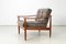 Teak & Velour Chair from Goldfeder, 1960s, Image 6