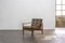 Teak & Velour Chair from Goldfeder, 1960s, Image 1