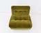 Green Corduroy Amanta Lounge Chair by Mario Bellini for CB Italia, 1960s 8