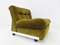 Green Corduroy Amanta Lounge Chair by Mario Bellini for CB Italia, 1960s 5