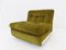 Green Corduroy Amanta Lounge Chair by Mario Bellini for CB Italia, 1960s 1