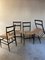 Superleggera Dining Chairs by Gio Ponti for Cassina, 1950s, Set of 4, Image 4
