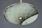 Lampada da soffitto con paralume originale in vetro dipinto, anni '60, Immagine 7